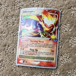 Pokemon TCG Infernape LV.X DP10 Holo Promo Card - Diamond & Pearl English - Image 1