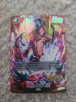 Bandai Majin Buu: Kid FS10-15 Alternative Art Battle Card Dragon Ball Legends - Image 1