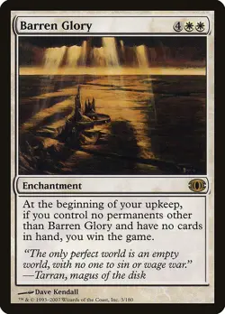 Barren Glory Regular - Future Sight MTG-LP - Image 1
