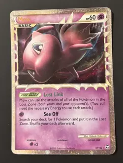 Mew Prime Holo Ultra Rare Pokemon TCG Card 97/102 Triumphant (#1of4) - Image 1