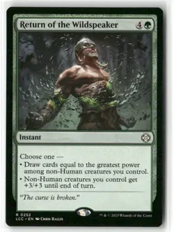 Return Of The Wildspeaker MTG Magic Commander: The Lost Caverns Of Ixalan NM - Image 1
