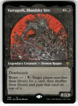 Varragoth, Bloodsky Sire (Showcase) 309 Rare Kaldheim Magic: The Gathering NM - Image 1