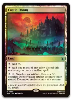 Castle Doom #263 (Foil) (NM) Marvel Super Heroes MSH Magic MTG - Image 1