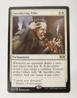 MTG Smothering Tithe 022/259 Ravnica Allegiance Rare Non-Foil NearMint - Image 1