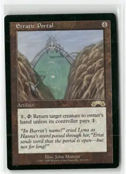 Erratic Portal Exodus NM MTG Magic The Gathering - Image 1