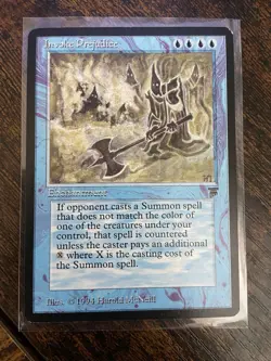 Magic The Gathering Invoke “Prejudice” English legends LP+ - Image 1