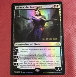 Wizards of the Coast Liliana, the Last Hope 093/205 Mythic Foil English 2016 - Image 1