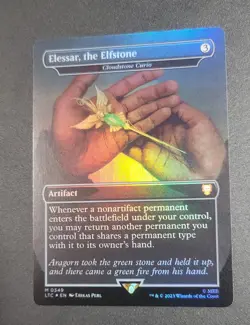 Elessar, the Elfstone - Cloudstone Curio (Borderless) Commander: LotR Foil - Image 3