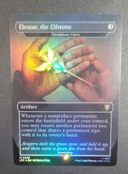 Elessar, the Elfstone - Cloudstone Curio (Borderless) Commander: LotR Foil - Image 4