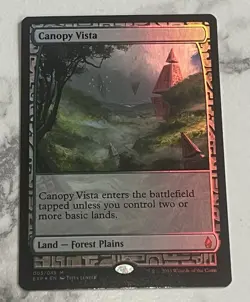 Canopy Vista Zendikar Expedition Foil BFZ NM Pack Fresh MTG - Image 1