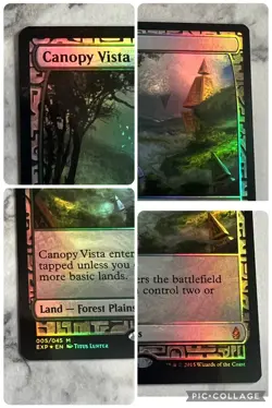 Canopy Vista Zendikar Expedition Foil BFZ NM Pack Fresh MTG - Image 2