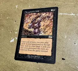 MTG Yawgmoth's Will - Urza's Saga 1998 - Rare Black Sorcery - 171/350 - Image 1