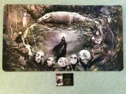 SEB MCKINNON Kinship Playmat Signed Numbered LOW NUMBER MTG Tucker Hamm Vest - Image 1