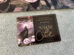 SEB MCKINNON Kinship Playmat Signed Numbered LOW NUMBER MTG Tucker Hamm Vest - Image 2