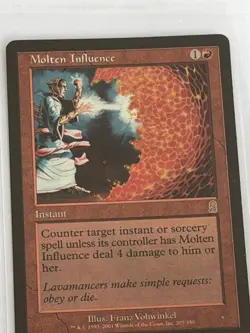 MTG 4x Molten Influence Odyssey Regular - Image 2