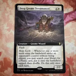 Deep Gnome Terramancer (Extended Art) Commander Legends: Baldur's Gate Regular - Image 1