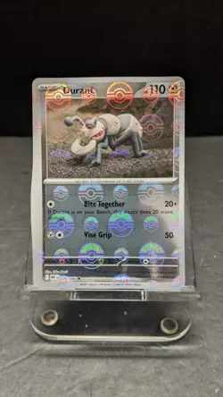 Pokemon SV White Flare Durant Pokeball MISCUT ERROR 070 Holo Black Bolt - Image 1