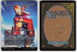 Iron Man, Titan of Innovation (Borderless) 91 Marvel Universe Eternal-Legal MTG - Image 3