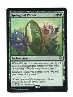 Springleaf Parade | Regular | NM | MTG | 0019 | Rare | ECC - Lorwyn Eclipsed - Image 1