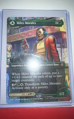 Miles Morales (0200) (Borderless) Marvel's Spider-Man Regular - Image 1