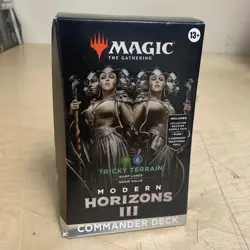 Modern Horizons 3 Commander Deck - Tricky Terrain MTG Brand New Sealed - Image 1