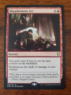 Blasphemous Act Commander Legends NM Regular - Image 1