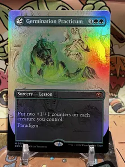 Germination Practicum (Borderless) ✨FOIL✨ [Secrets Of Strixhaven] MTG - Image 1