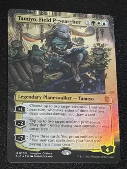 MTG Commander: Bloomburrow Tamiyo, Field Researcher Borderless Foil 0100 Mythic - Image 2