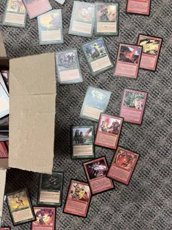 Huge MTG Vintage Card Lot Hundreds Of Cards Magic The Gathering G2U - Image 3
