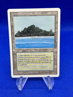 VTG Magic the Gathering Revised Edition Tropical Island Dual Land Reserved List - Image 1