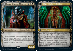 1x Edgar, Charmed Groom // Edgar Markov's Coffin - Showcase MTG - Innistrad: Cri - Image 1