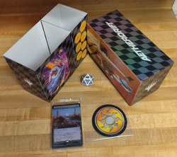 MTG Aetherdrift Finish Line Bundle Extra Goodies: Lands/D20/Box, NO BOOSTERS/TOP - Image 1