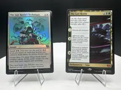 MTG TMNT The Last Ronin Mythic 0154 & The Last Ronin’s Technique 0012 Foil NM - Image 1