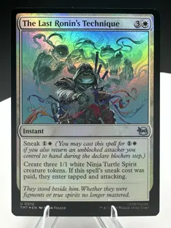 MTG TMNT The Last Ronin Mythic 0154 & The Last Ronin’s Technique 0012 Foil NM - Image 2