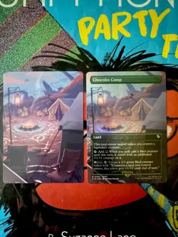 MTG Chocobo Camp (Borderless) Commander: Final Fantasy Foil NM - Image 1