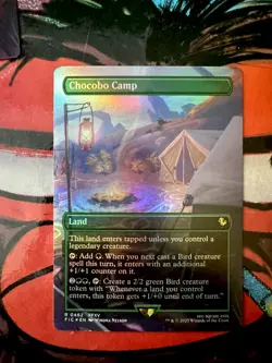 MTG Chocobo Camp (Borderless) Commander: Final Fantasy Foil NM - Image 2