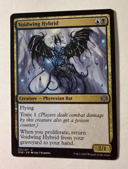 NM Voidwing Hybrid, MTG, Phyrexia: One, Magic the Gathering, 221 - Image 1