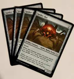x4 Spider-Bot - 0173 - Marvel's Spider-Man - MTG - NM/M - English Playset - Image 1