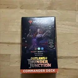 Magic the Gathering MTG Outlaws of Thunder Junction Most Wanted Commander Deck - Image 1
