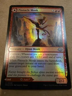 Pinnacle Monk - Foil - Modern Horizons 3 - Mtg - Image 1