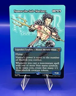 Namor the Sub-Mariner Borderless Regular - MTG Marvel Super Heroes Mythic #0362 - Image 1
