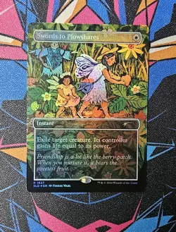 Swords to Plowshares NM Rainbow Foil 1627 MTG Secret Lair Drop Unplayed Magic - Image 1