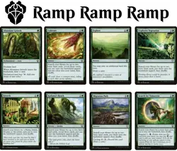 8x - MTG Green Ramp Lot - CMR: Dominaria United - Cultivate, Kodama's Reach+ - Image 1