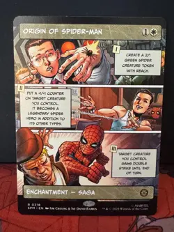Origin of Spider-Man (Borderless) 218 Marvel's Spider-Man Magic: The Gathering - Image 1