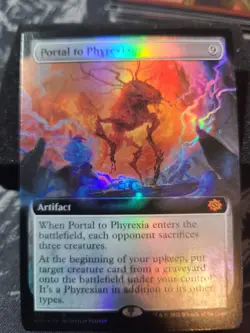 Portal to Phyrexia (Extended Art) The Brothers' War Foil Mtg - Image 1