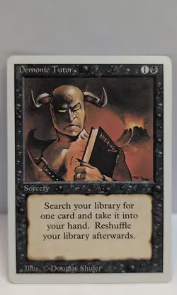 Demonic Tutor Revised Edition Regular - Image 1