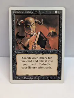 Demonic Tutor Revised Edition Regular - Image 2
