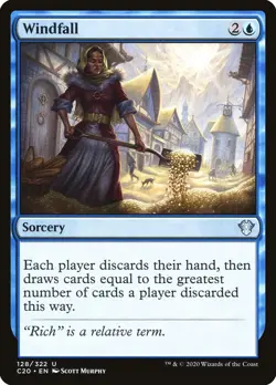MTG Windfall ** Commander 2020 ** English - Image 1