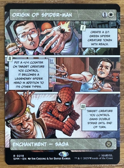 MTG Marvel Spider-Man, Origin of Spider-Man - Borderless - Image 1