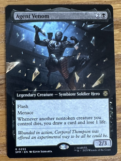 MTG Marvel Spider-Man, Agent Venom - Extended Art - Image 1